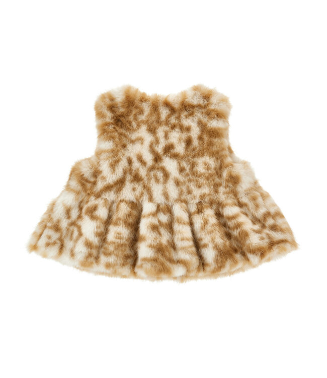 Monnalisa GILET IN PELLICCIA SPOTTE 39H103_8035_0080