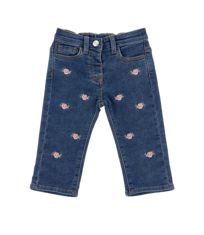 Monnalisa JEANS RICAMO ALL OVER DEN 39H401_8042_0055