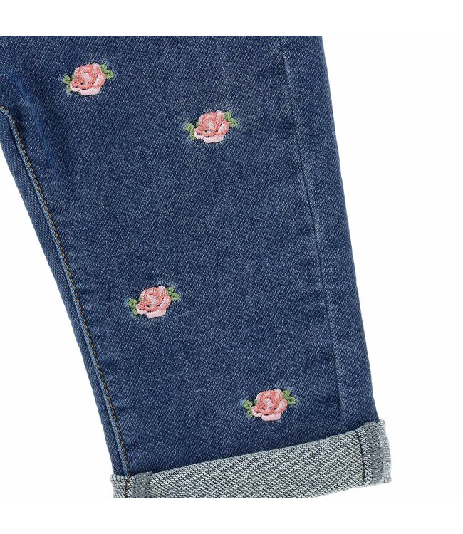 Monnalisa JEANS RICAMO ALL OVER DEN 39H401_8042_0055