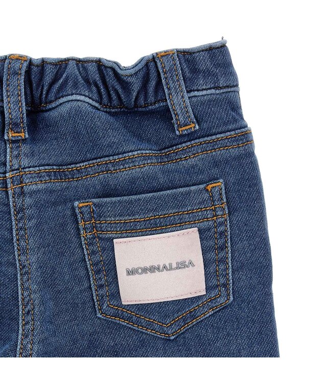 Monnalisa JEANS RICAMO ALL OVER DEN 39H401_8042_0055