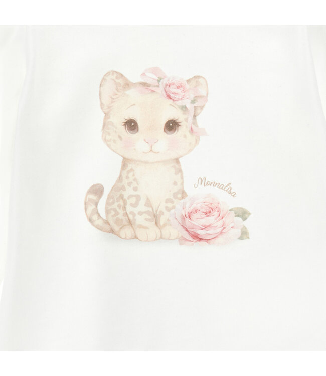 Monnalisa T-SHIRT ST.LEOPARDINO JER 39H601_8002_0001