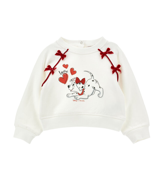 Monnalisa CROW NECK FELPA +  JOGGER 39H615_8030_0143