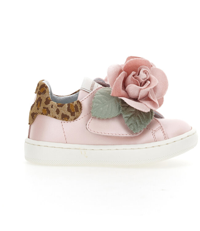 Monnalisa SNEAKERS ROSES PELLE PERL 83H001_8777_0194