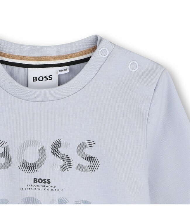 BOSS T-SHIRT LANGE MOUWEN J53497/796