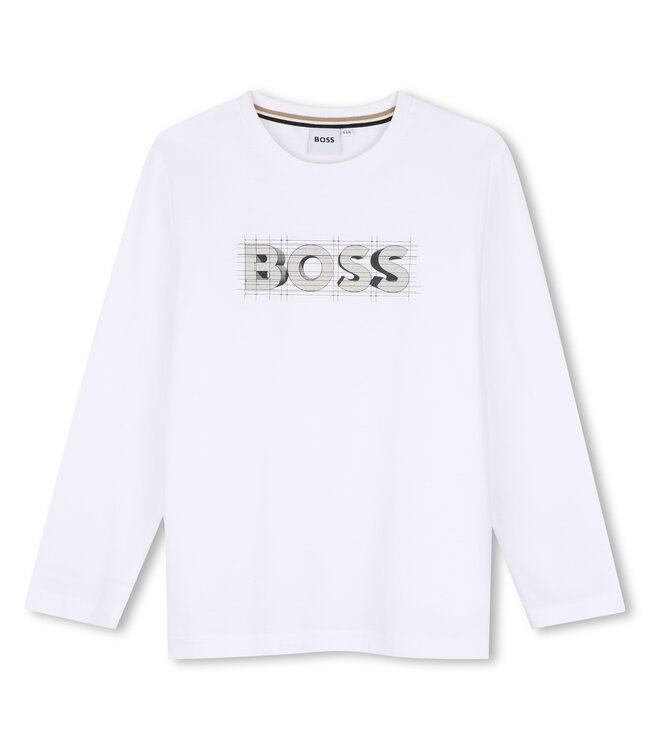 BOSS T-SHIRT LANGE MOUWEN J53417/10P