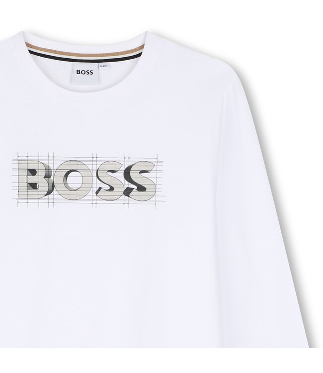 BOSS T-SHIRT LANGE MOUWEN J53417/10P