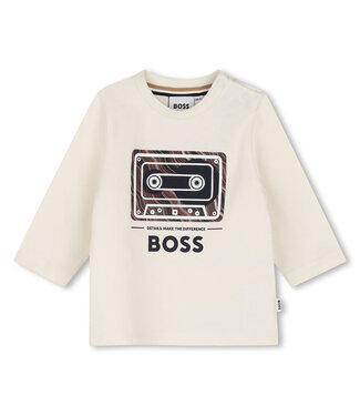 BOSS T-SHIRT LANGE MOUWEN J53503/120
