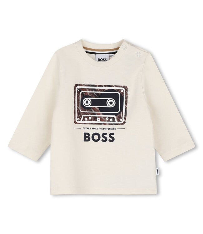 BOSS T-SHIRT LANGE MOUWEN J53503/120