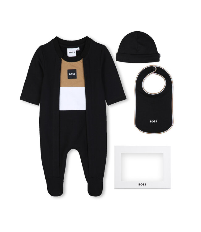 BOSS PYJAMA+SLABBETJE+MUTS J53292/09B