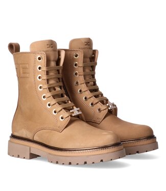 LACE-UP BOOTIE CAMEL F4A5-E0705-0124C031