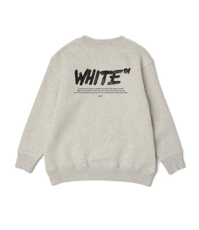 Off White ARROW TAPE CREWNECK 44BBA001F26F00B