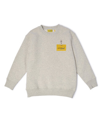 Off White ARROW TAPE CREWNECK 44BBA001F26F00B