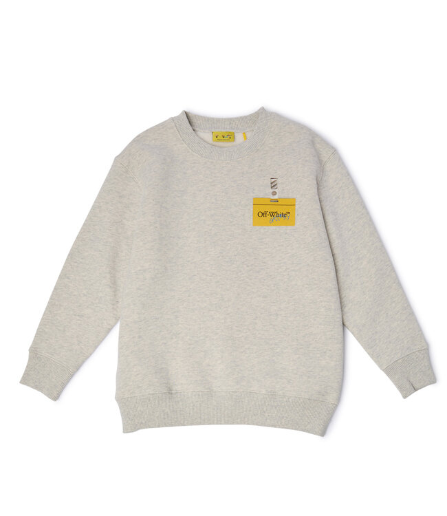 Off White ARROW TAPE CREWNECK 44BBA001F26F00B