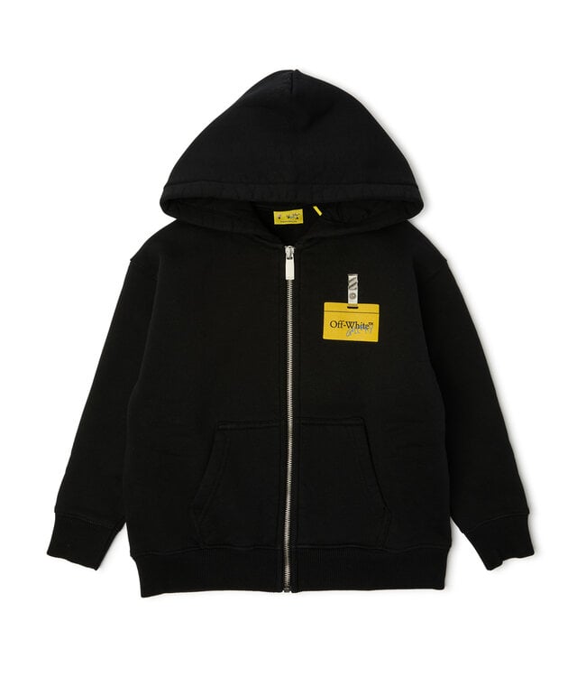 Off White ARROW TAPE HOODIE ZIP UP 44BBE001F26F001