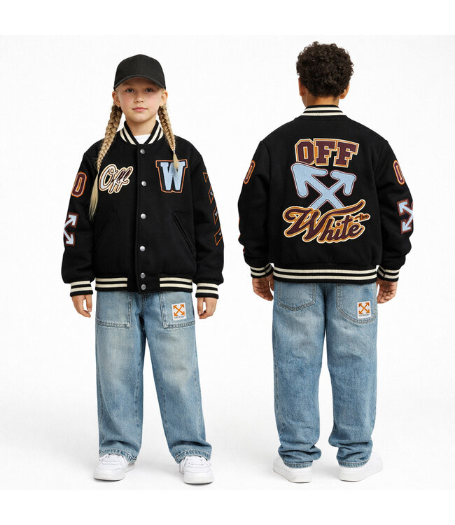 Off White OFF W PATCH VARSITY 44BEH001F26F001