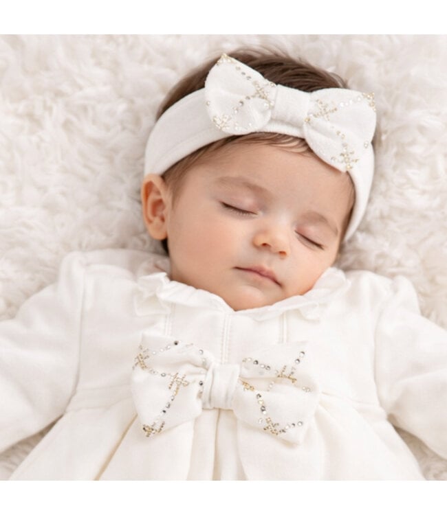 First Hairband bow + strass signature 6305402_02