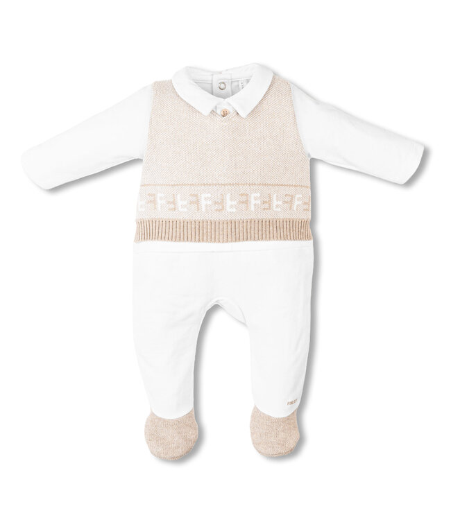 First Knitted sweat romper First Signature 6323120_0135