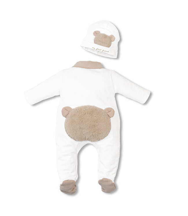 First rompersuit teddy bear backside fur One collection 9913120_0135