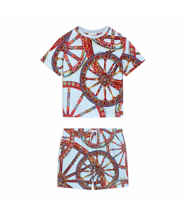 Dolce & Gabbana T-Shirt + Mid length boxer  L4JTHV_HS7RH_HC6DU
