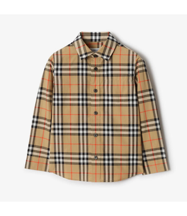 Burberry C:IB5 MN OWEN LS CHK E:170626:B9368