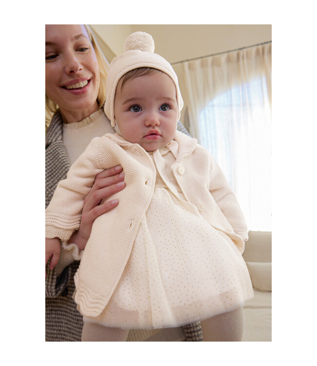 Mayoral Knit coat with Hood 2403_086
