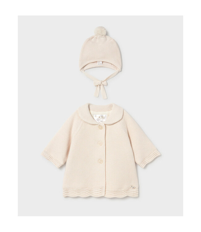 Mayoral Knit coat with Hood 2403_086