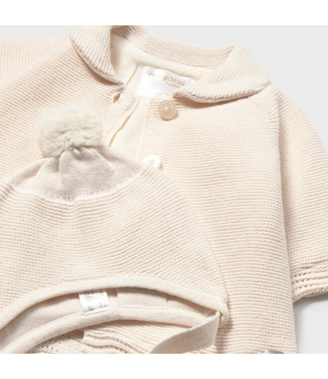 Mayoral Knit coat with Hood 2403_086