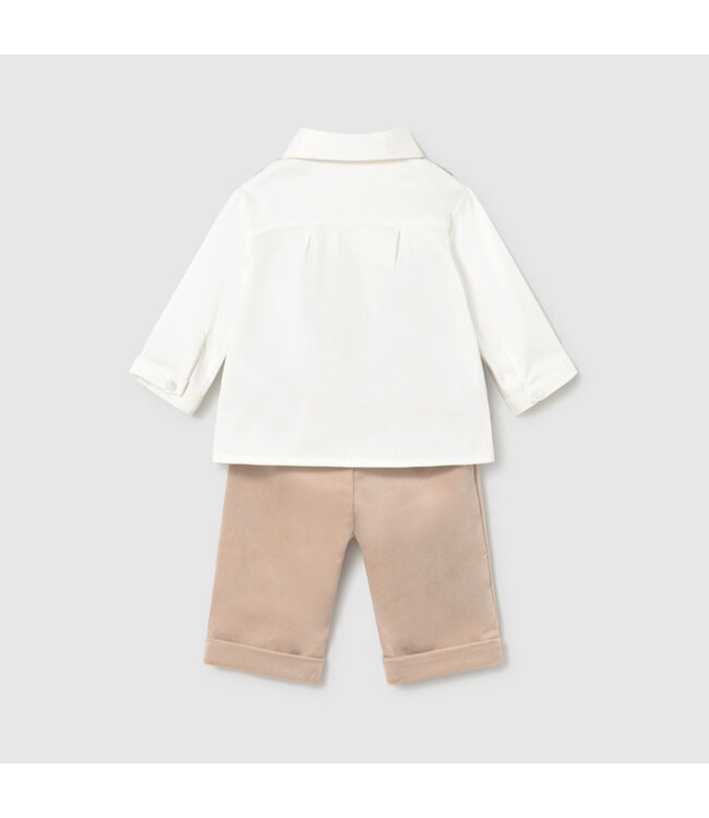 Mayoral Vest shirt pants set 2524_089