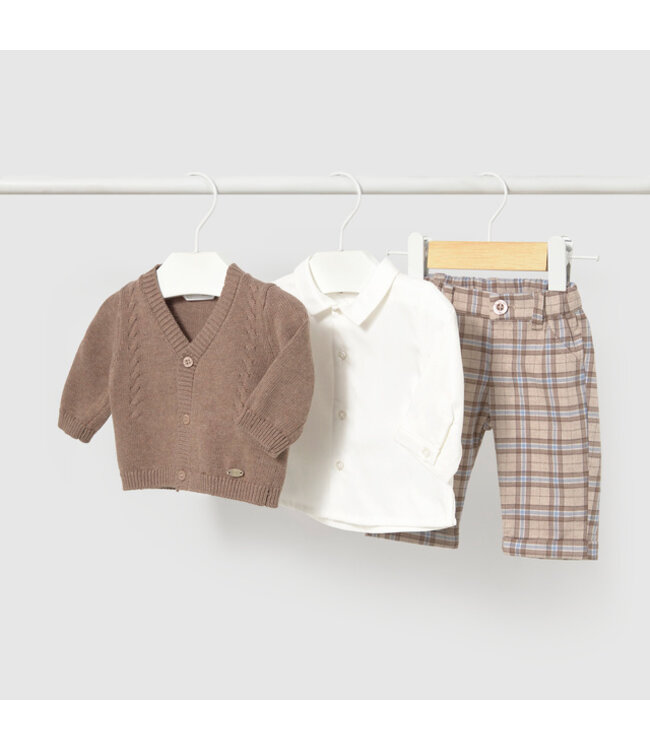 Mayoral pants and cardigan shirt set 2531_010