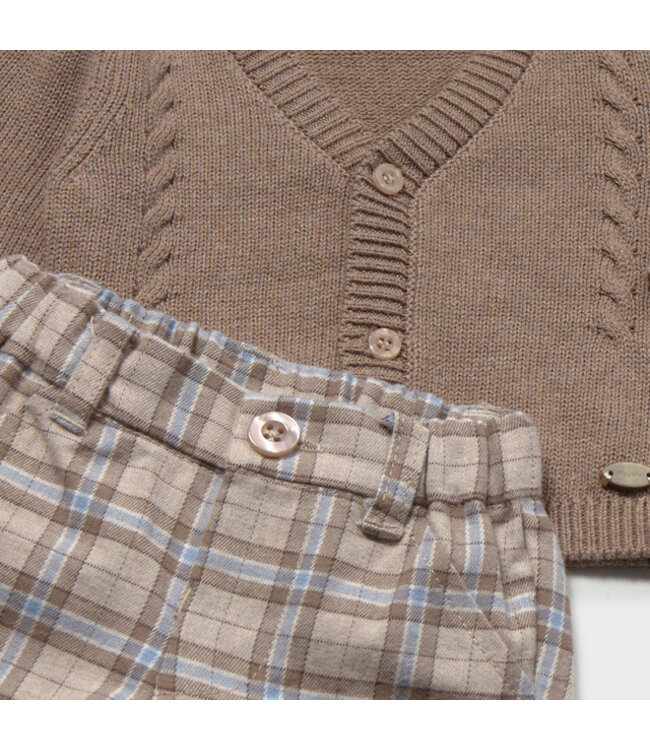 Mayoral pants and cardigan shirt set 2531_010
