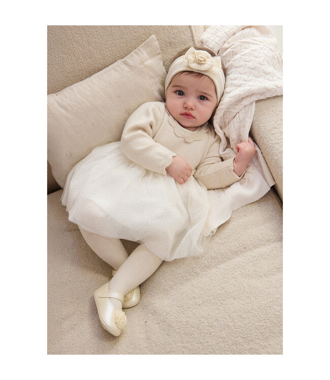 Mayoral Tricot/tull dress 2809_047