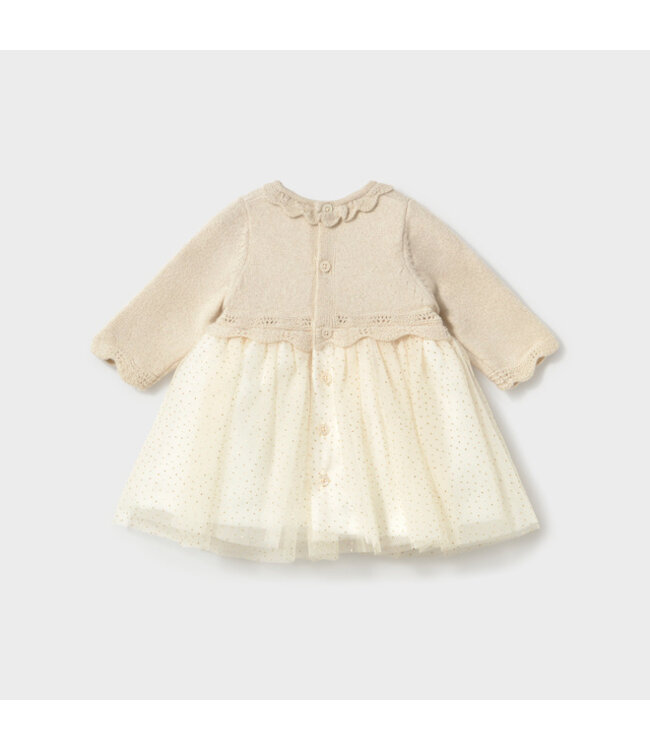 Mayoral Tricot/tull dress 2809_047