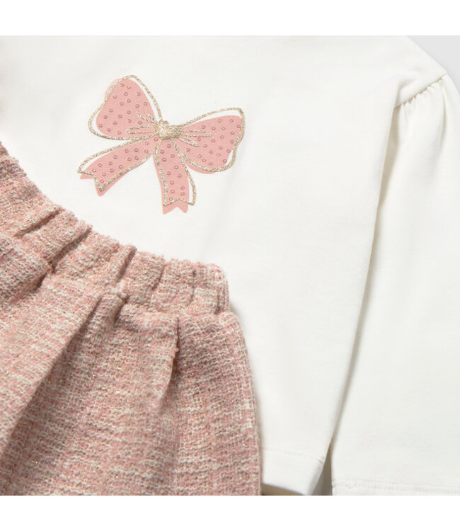 Mayoral Tweed-knit skirt set 2954_029