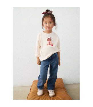 Mayoral Printed long denim pants 4520_035