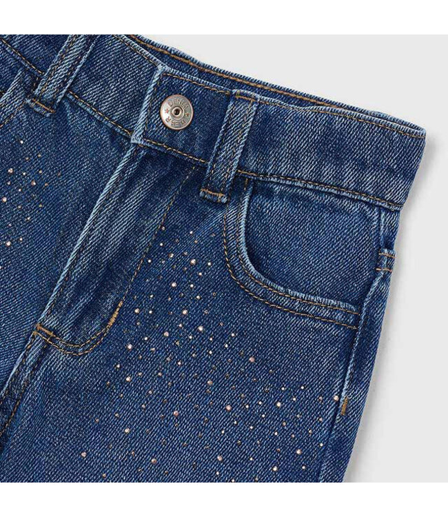 Mayoral Printed long denim pants 4520_035