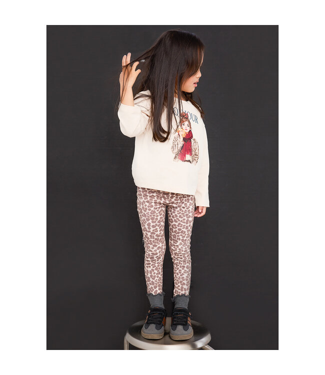 Mayoral Printed knit leggings set 4734_075