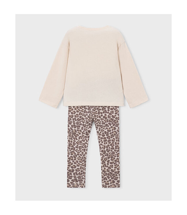 Mayoral Printed knit leggings set 4734_075