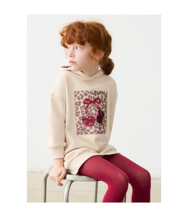 Mayoral Fleece hooded dress 4916_025