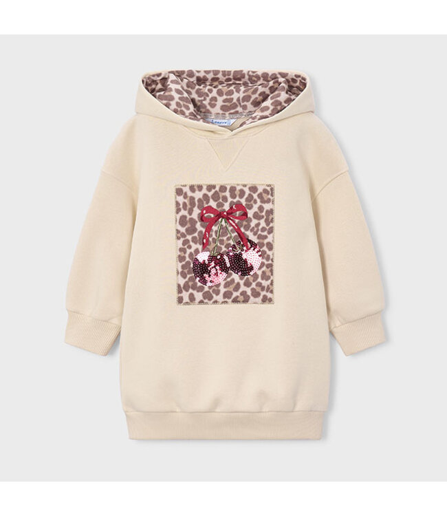 Mayoral Fleece hooded dress 4916_025