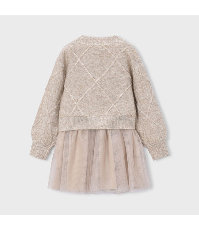 Mayoral Knit dress with bows 4927_037