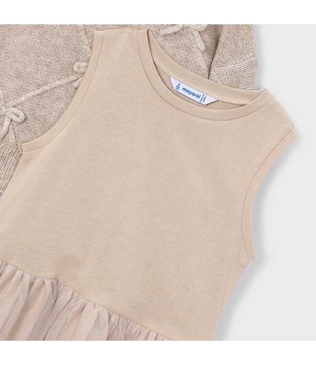 Mayoral Knit dress with bows 4927_037