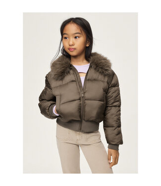 Mayoral Puffer jacket faux fur collar 7440_069
