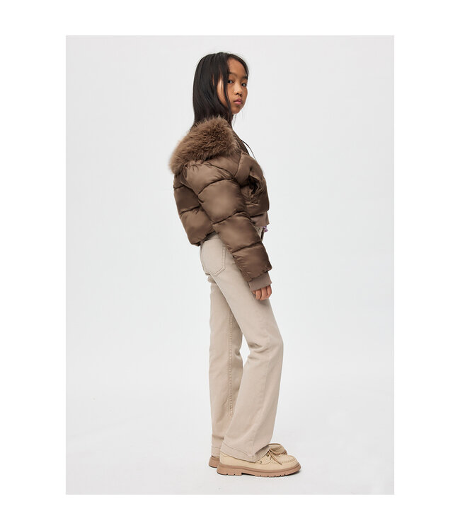 Mayoral Puffer jacket faux fur collar 7440_069