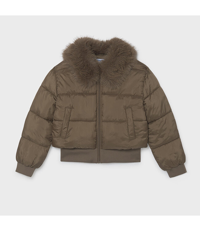 Mayoral Puffer jacket faux fur collar 7440_069