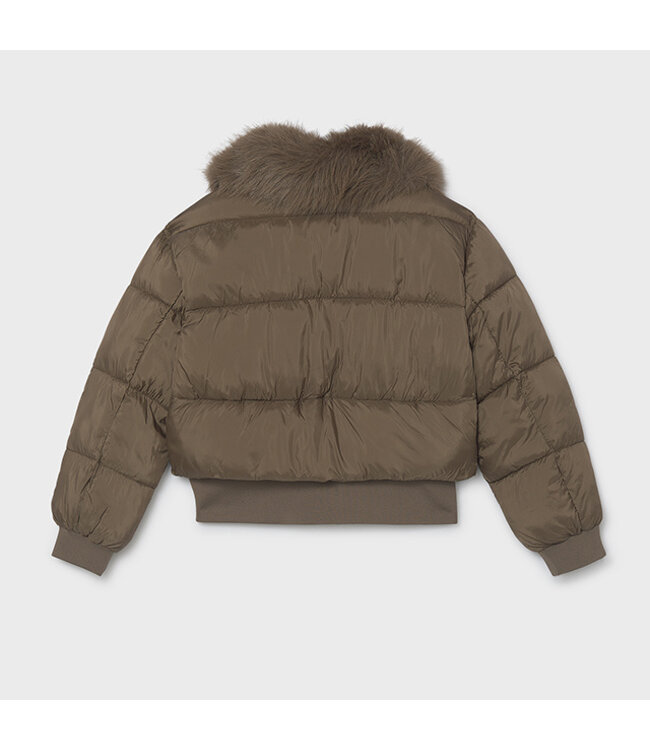 Mayoral Puffer jacket faux fur collar 7440_069