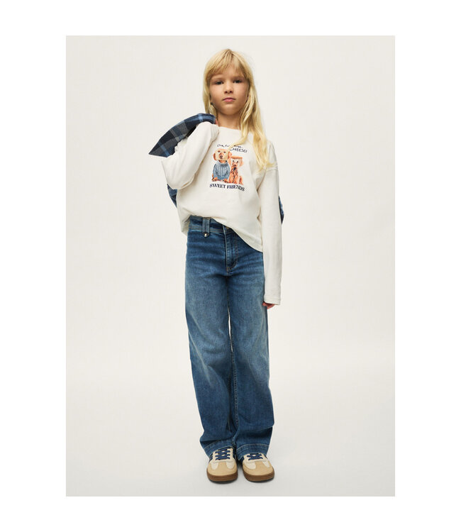 Mayoral Wide leg denim pants 7503_088