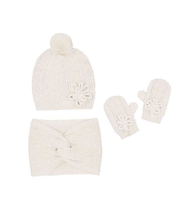 Mayoral Knit hat and neck warmer set 10258_033