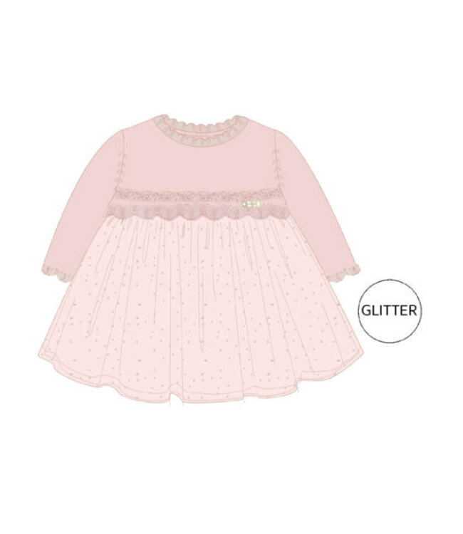 Mayoral Tricot/tull dress 2809_048