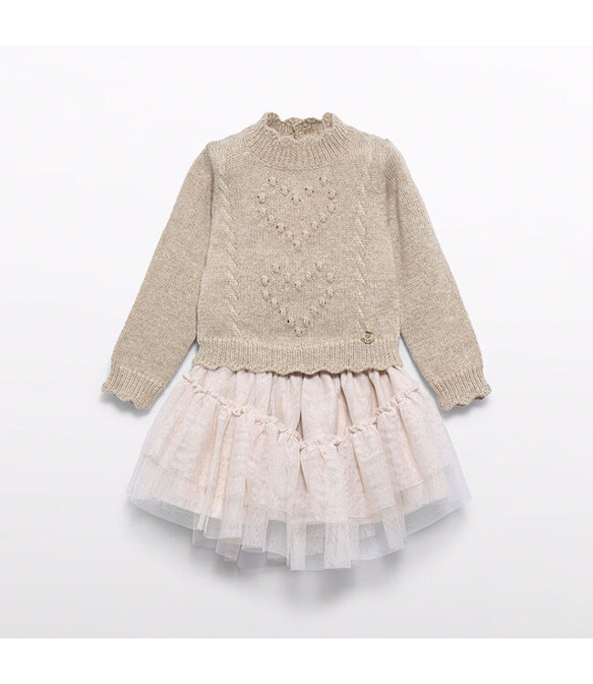Abel & Lula Tulle sweater and skirt set 5519_002