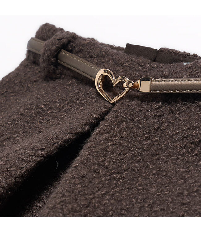 Abel & Lula Faux-shearling skirt 5526_007